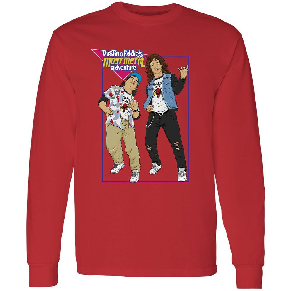 Long Sleeve T-Shirt - VFY7U27P - Red - 14