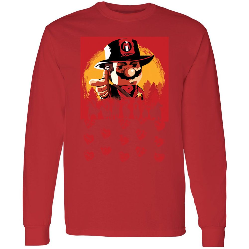 Long Sleeve T-Shirt - GF49FUM4 - Red - 14