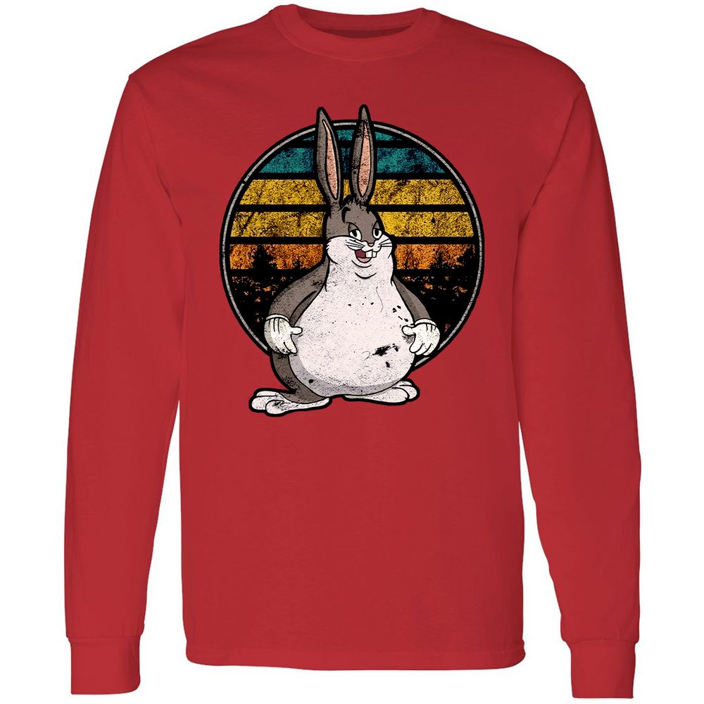 Long Sleeve T-Shirt - 1XNSRHZ3 - Red - 14
