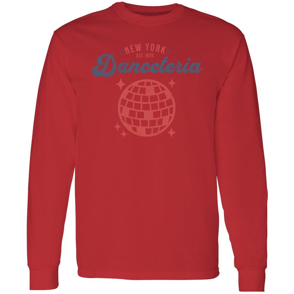 Long Sleeve T-Shirt - D1ZPGNU7 - Red - 14