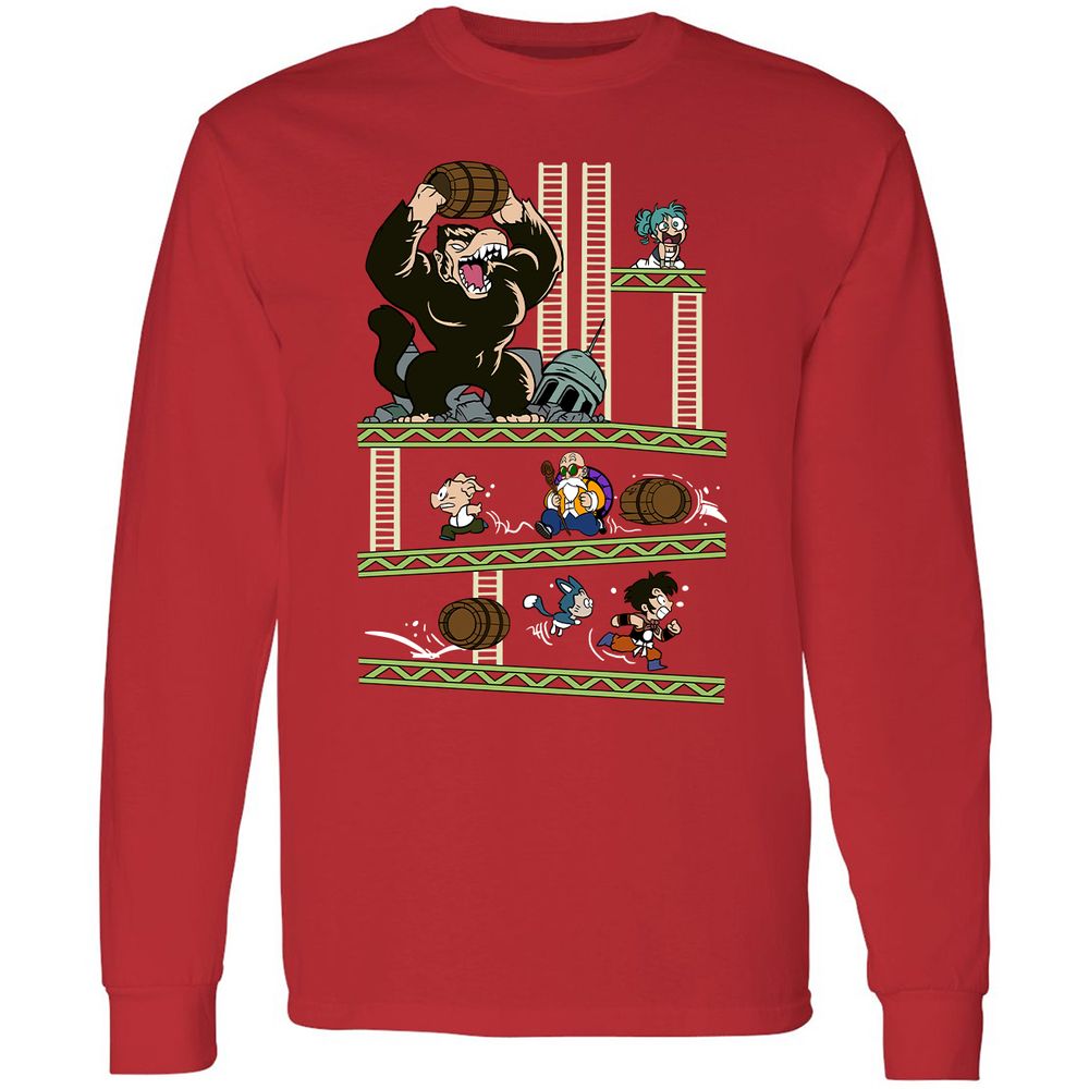 Long Sleeve T-Shirt - BNVSC3CV - Red - 14