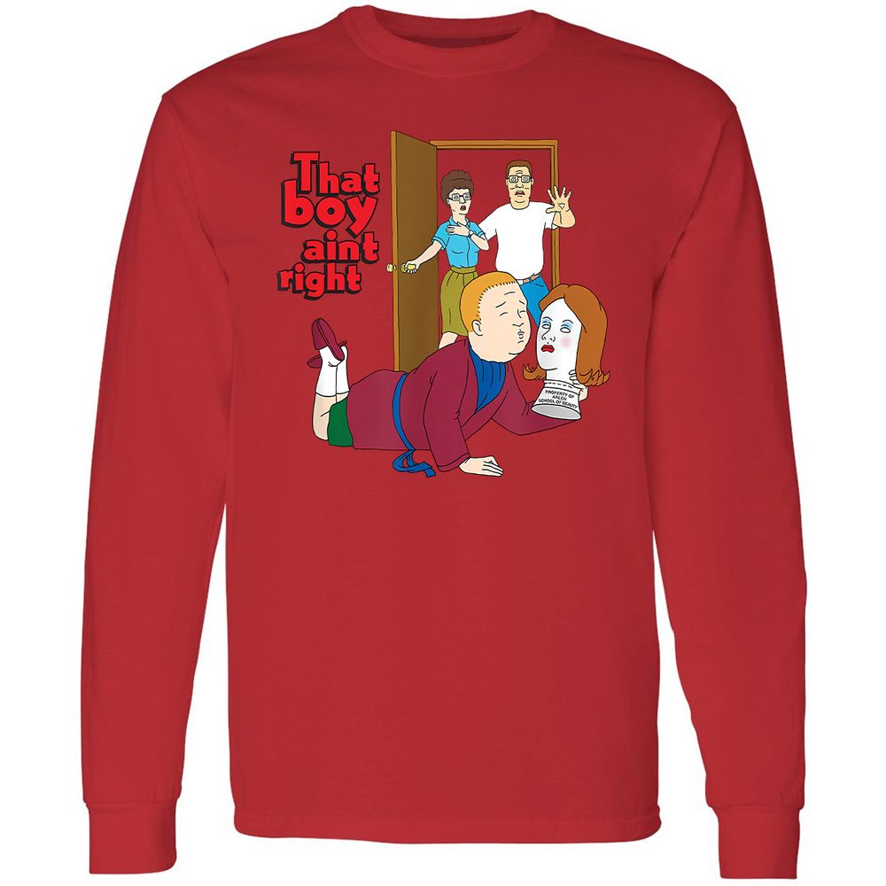 Long Sleeve T-Shirt - X85N86QN - Red - 14