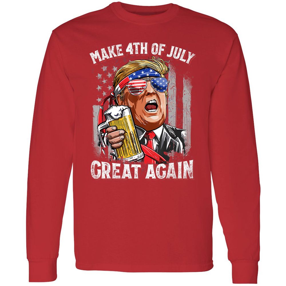 Long Sleeve T-Shirt - 2QLY8LA8 - Red - 14