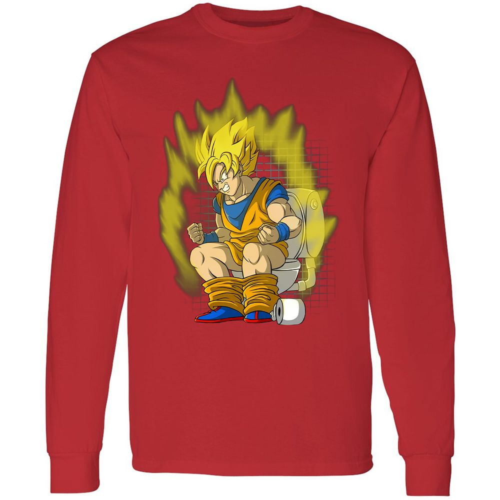 Long Sleeve T-Shirt - PZBRJQTK - Red - 14