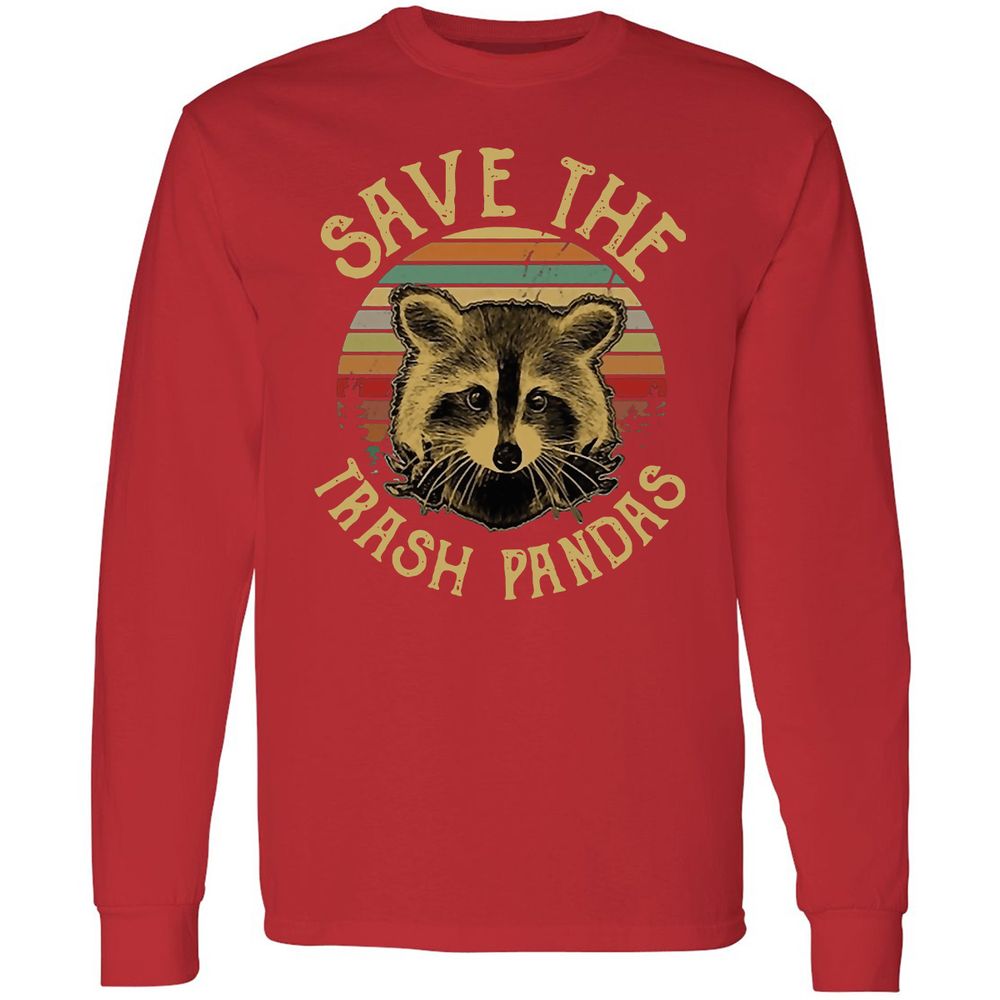 Long Sleeve T-Shirt - RETZCB4M - Red - 14