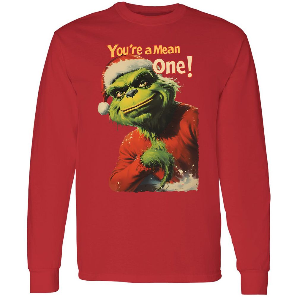 Long Sleeve T-Shirt - MSMGJGFS - Red - 14