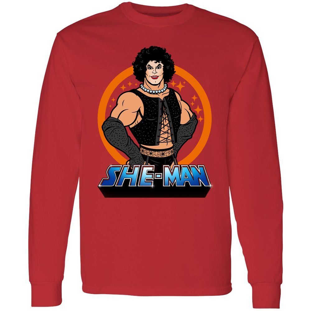Long Sleeve T-Shirt - W15UHS7N - Red - 14