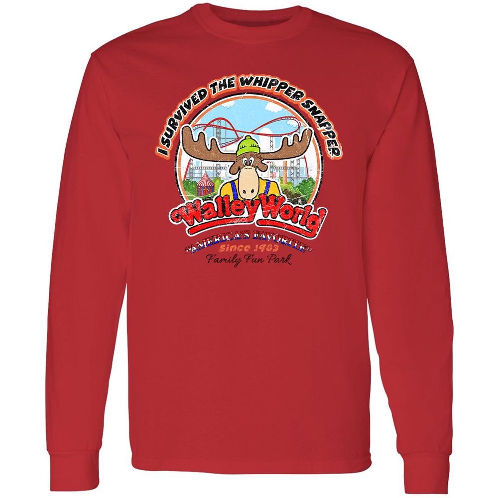 Long Sleeve T-Shirt - Q4EPV7E1 - Red - 14