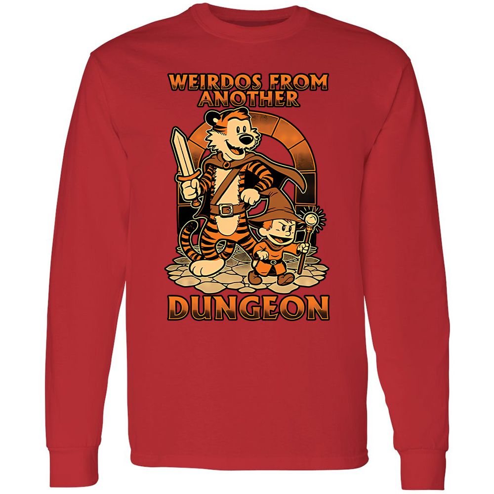 Long Sleeve T-Shirt - QFCTRFRM - Red - 14