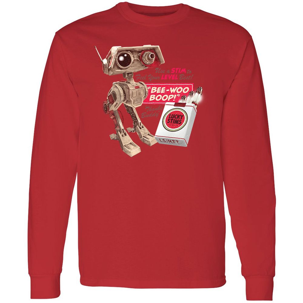 Long Sleeve T-Shirt - 8B7T6LLY - Red - 14