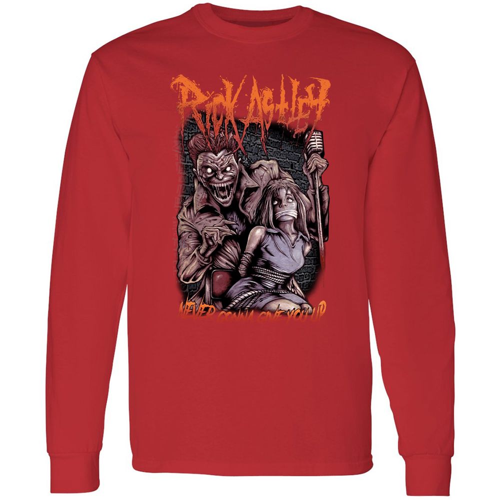 Long Sleeve T-Shirt - 4XHQL4G7 - Red - 14