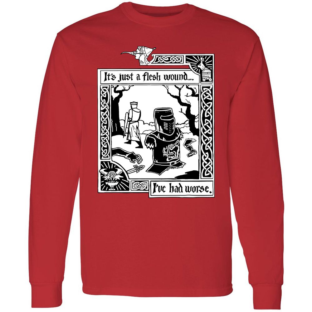 Long Sleeve T-Shirt - 3H8UDE3Z - Red - 14