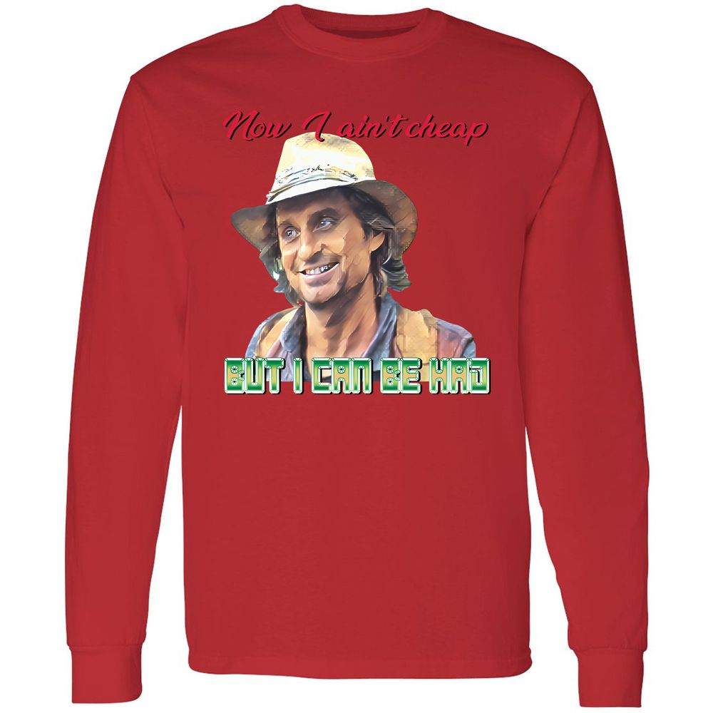 Long Sleeve T-Shirt - GS6WMLGQ - Red - 14