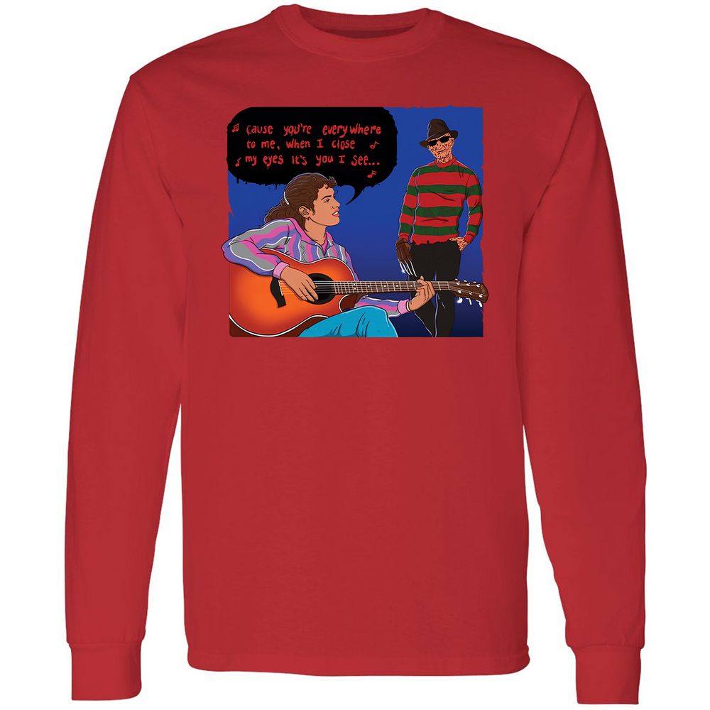 Long Sleeve T-Shirt - MWPFRLV4 - Red - 14