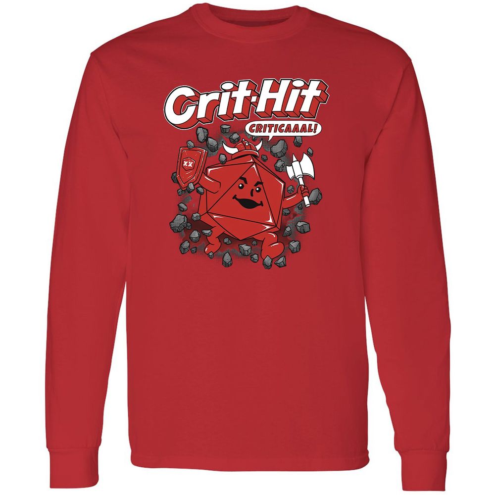 Long Sleeve T-Shirt - B5F6HTBN - Red - 14