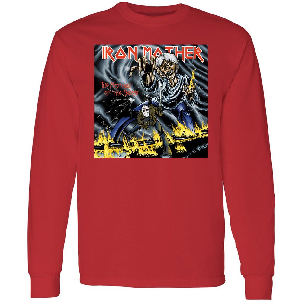 Long Sleeve T-Shirt - ZEX7YA1S - Red - 14