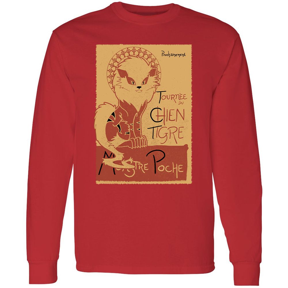 Long Sleeve T-Shirt - P89FL5Q8 - Red - 14