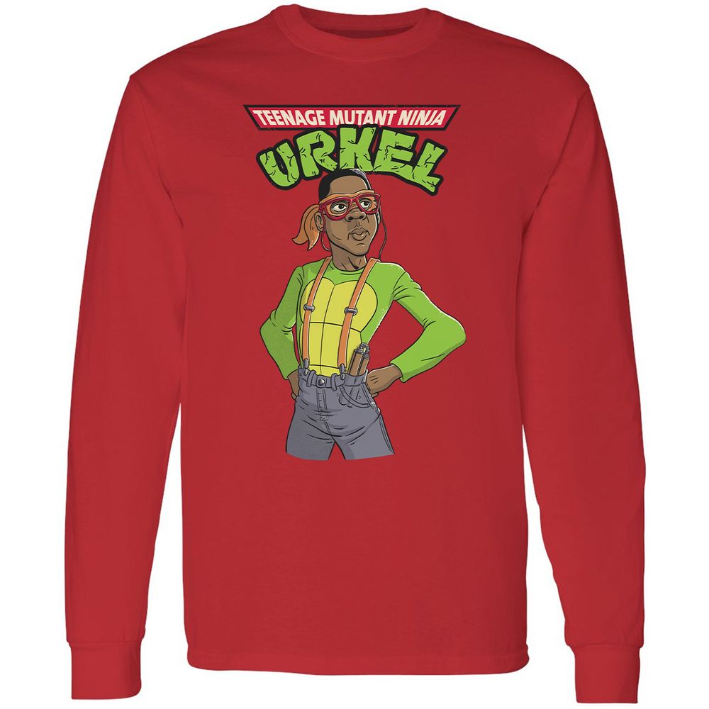 Long Sleeve T-Shirt - YV6CBPMZ - Red - 14