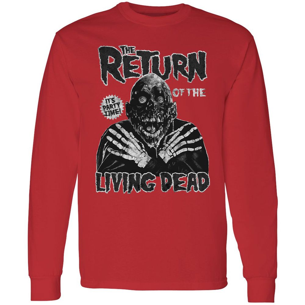 Long Sleeve T-Shirt - X6PAWT5K - Red - 14