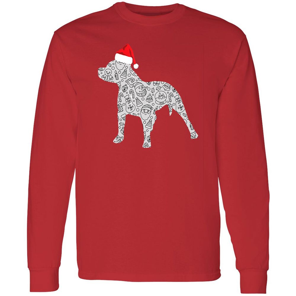 Long Sleeve T-Shirt - 6RPUFJJG - Red - 14