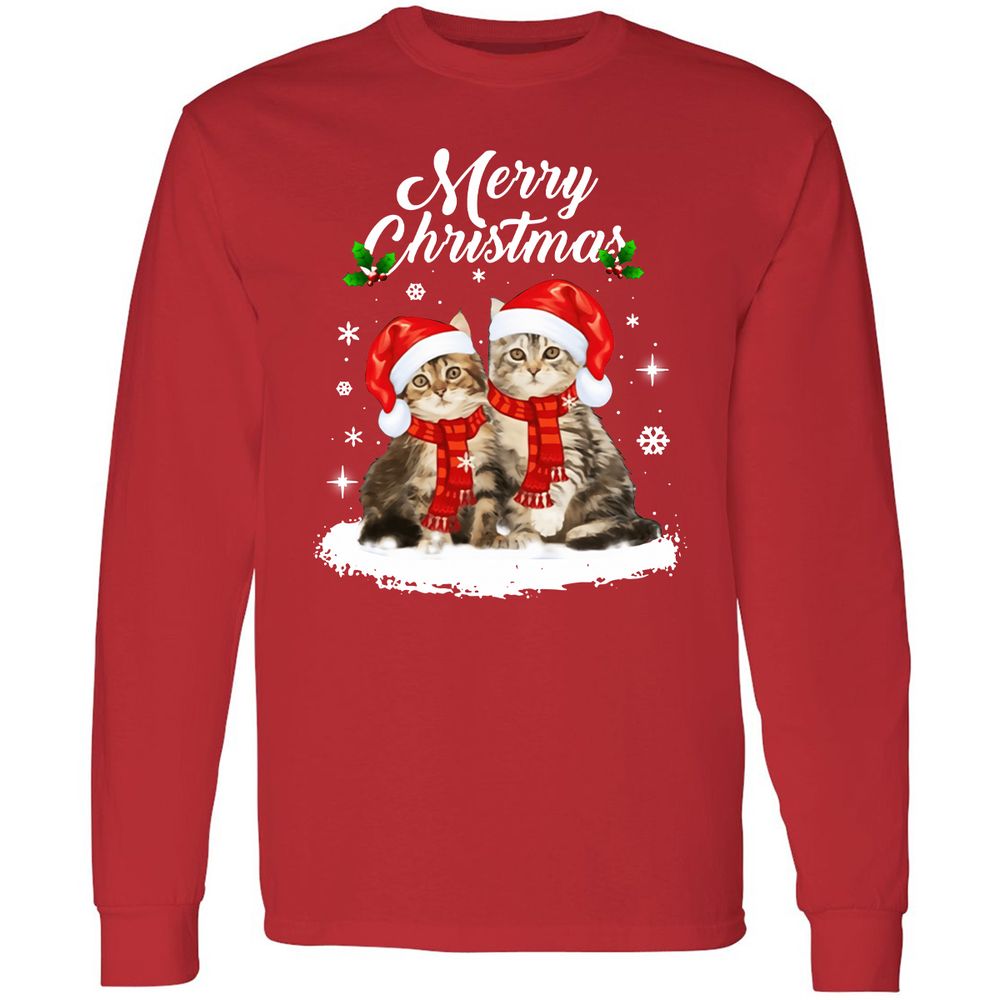 Long Sleeve T-Shirt - TEU7LY6P - Red - 14