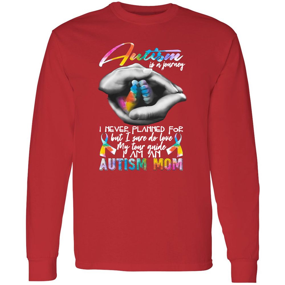 Long Sleeve T-Shirt - 4RPGVR1T - Red - 14