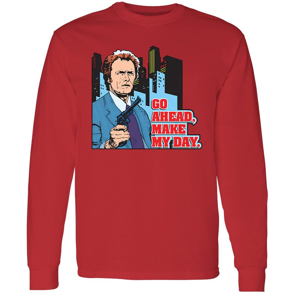 Long Sleeve T-Shirt - XZSZHKRY - Red - 14