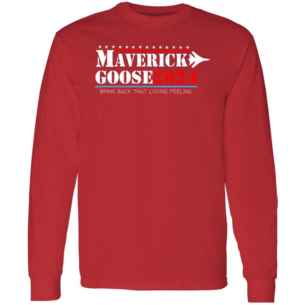 Long Sleeve T-Shirt - 7XLJUFU8 - Red - 14