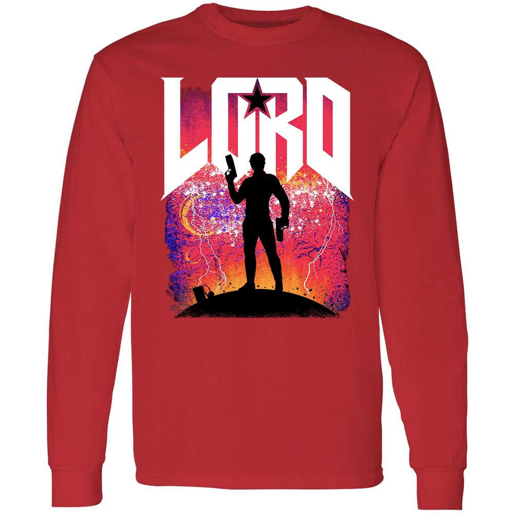 Long Sleeve T-Shirt - 5ZDCKW6V - Red - 14