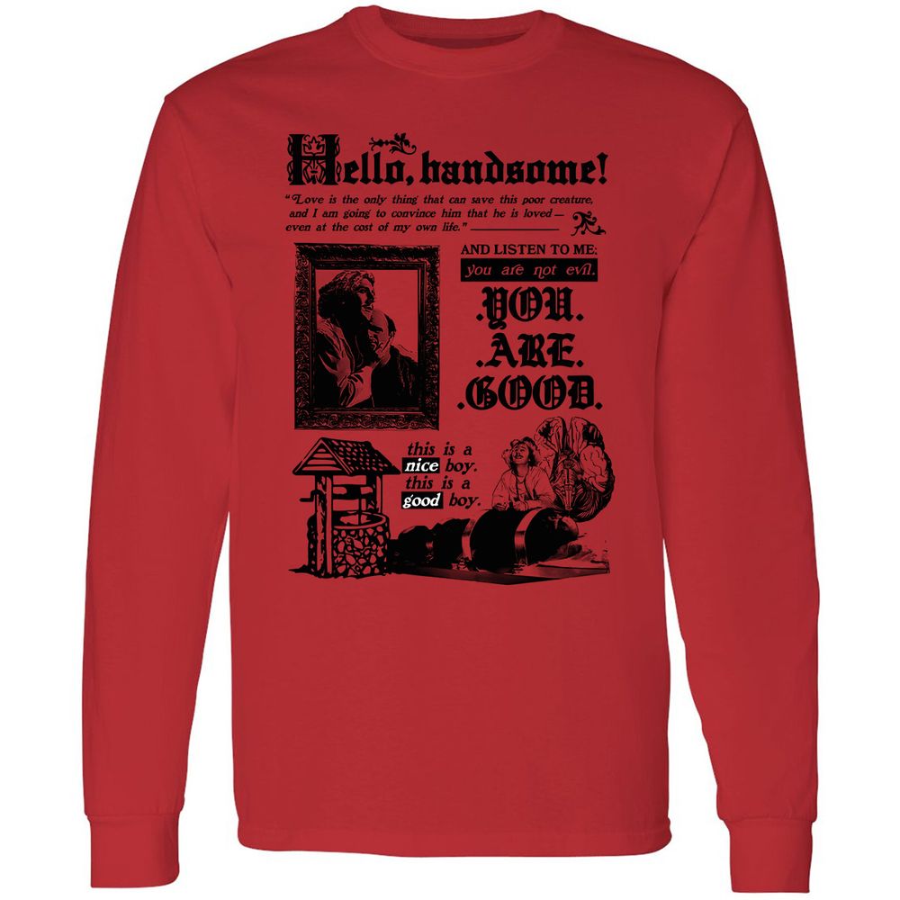 Long Sleeve T-Shirt - 9H6ZNKSG - Red - 14