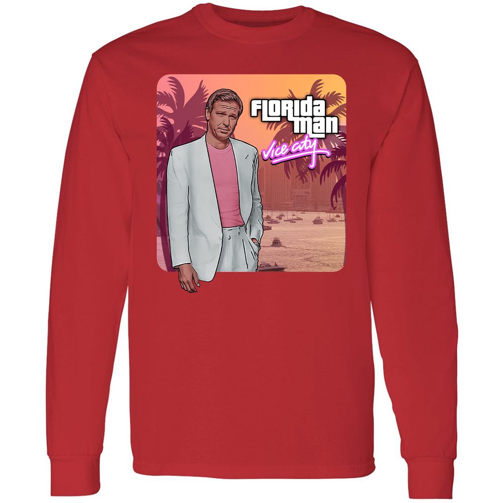 Long Sleeve T-Shirt - 96CPNVBL - Red - 14