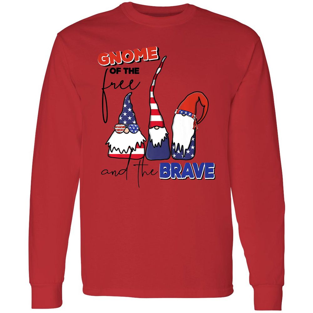Long Sleeve T-Shirt - 3NGKGG1H - Red - 14