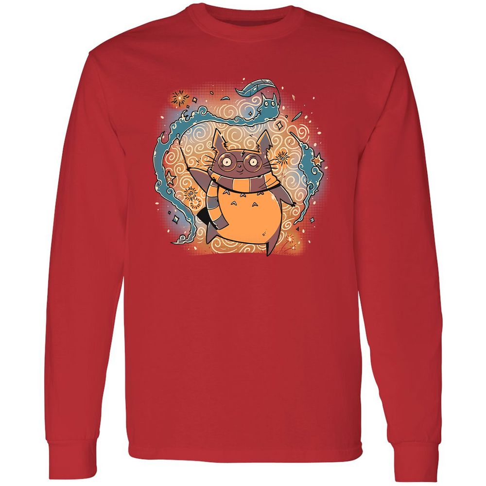 Long Sleeve T-Shirt - 6S9VPQ7M - Red - 14