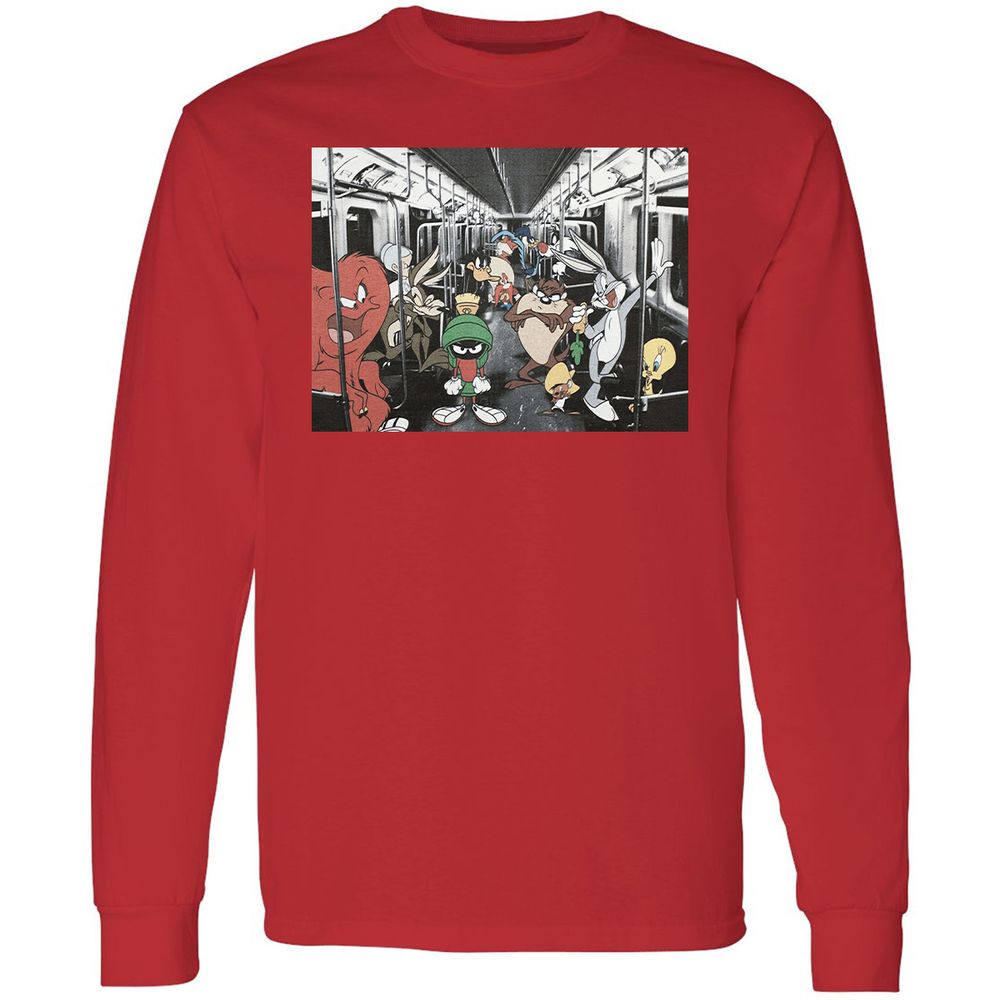 Long Sleeve T-Shirt - 435VERFD - Red - 14