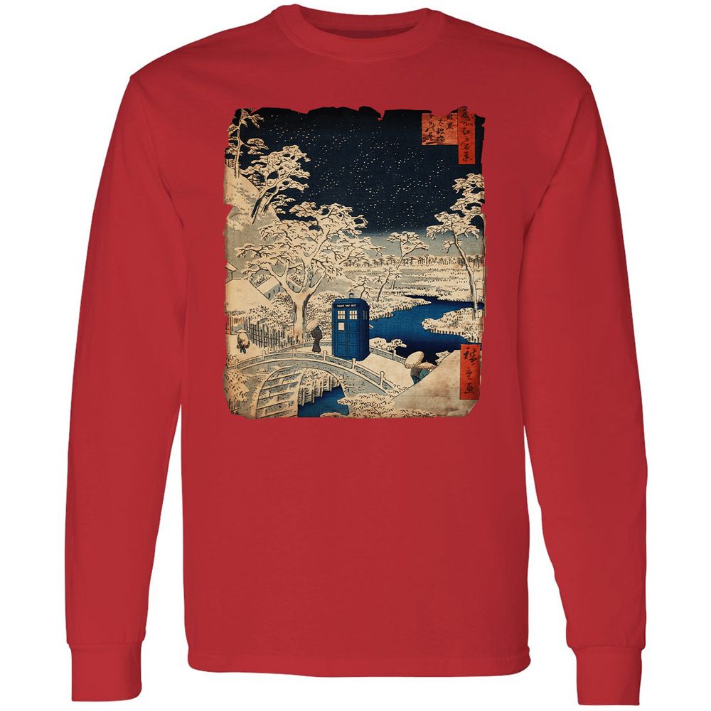 Long Sleeve T-Shirt - G4LP5BSZ - Red - 14