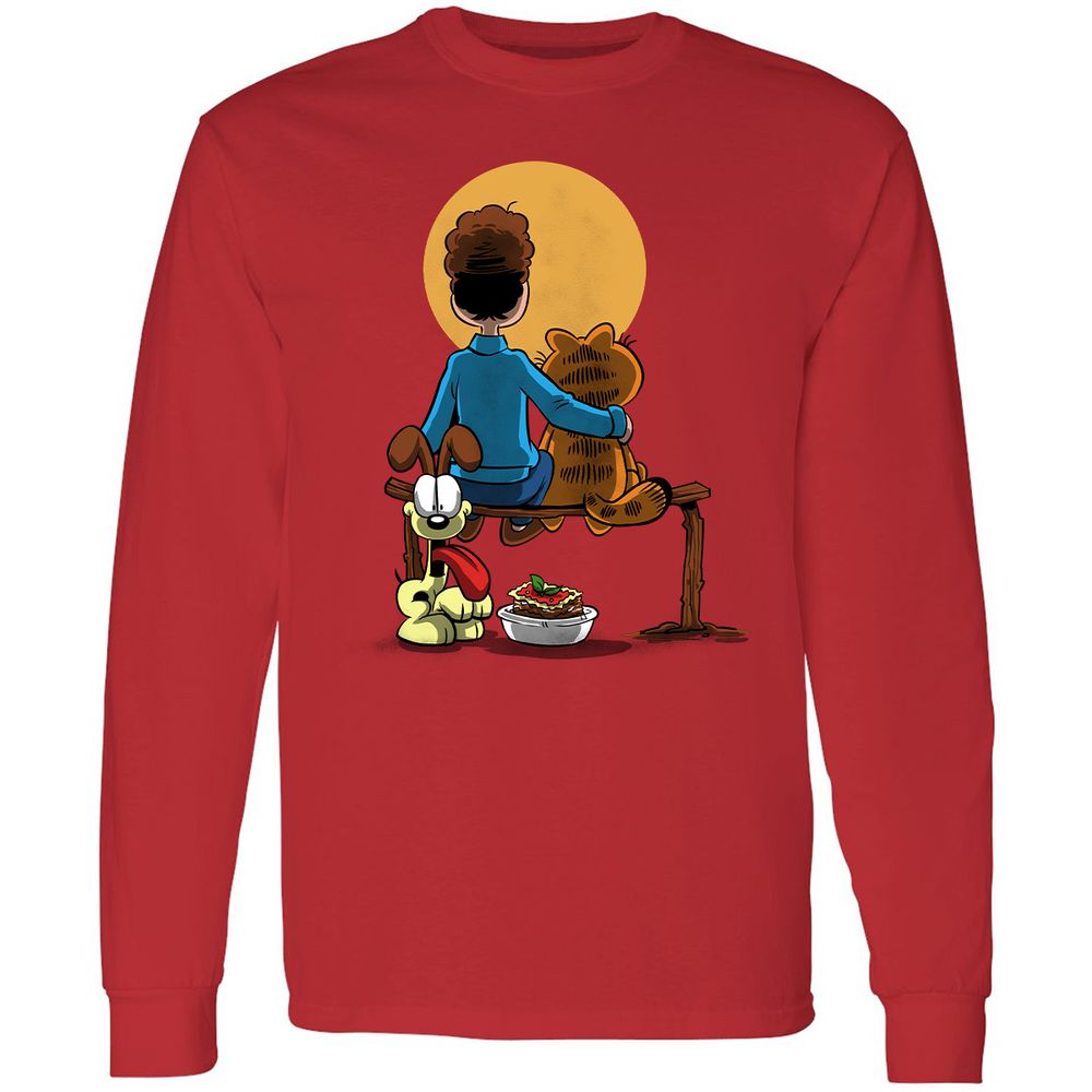 Long Sleeve T-Shirt - E2MDL7SL - Red - 14