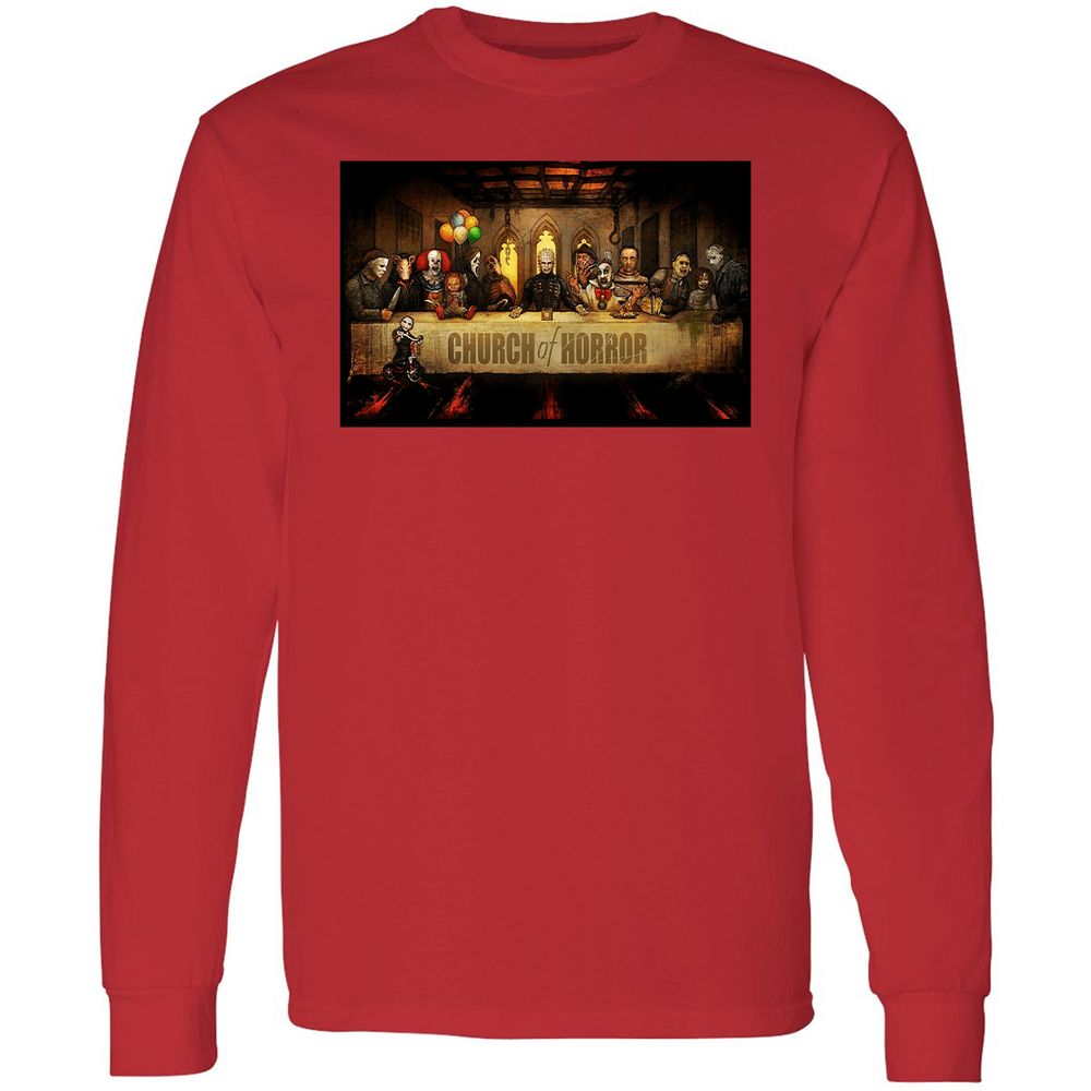 Long Sleeve T-Shirt - KKN2JXLU - Red - 14