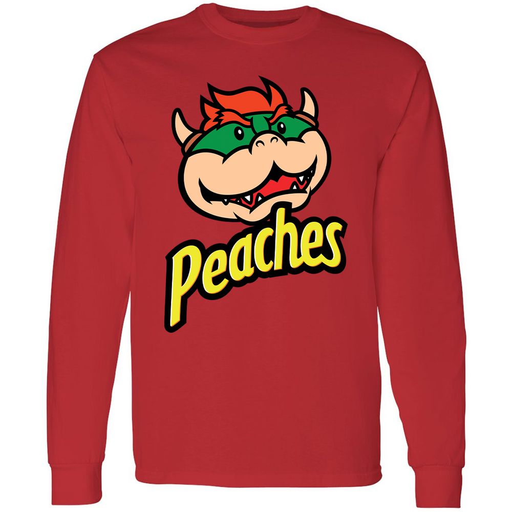 Long Sleeve T-Shirt - 8ZCTH6AK - Red - 14