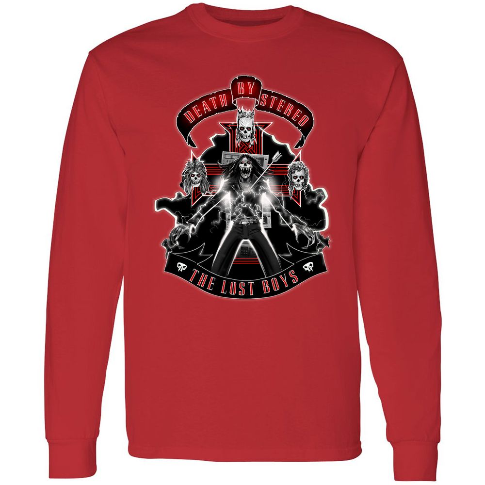 Long Sleeve T-Shirt - DLJYCZBD - Red - 14