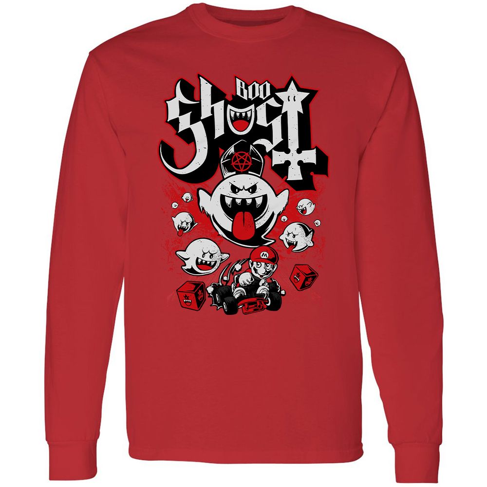 Long Sleeve T-Shirt - 6HD7S4GQ - Red - 14