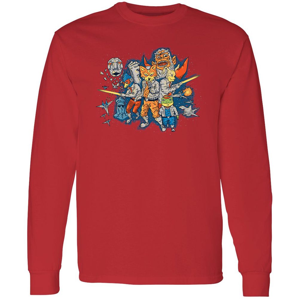 Long Sleeve T-Shirt - ZBWGULX3 - Red - 14