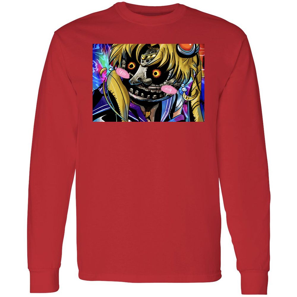 Long Sleeve T-Shirt - VBRMWHJM - Red - 14