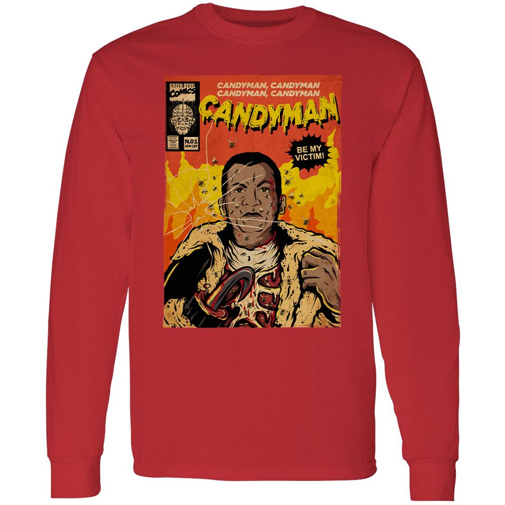 Long Sleeve T-Shirt - 59N5LM78 - Red - 14