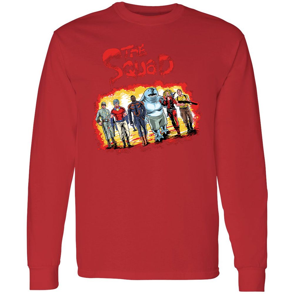 Long Sleeve T-Shirt - CKQFLPCE - Red - 14