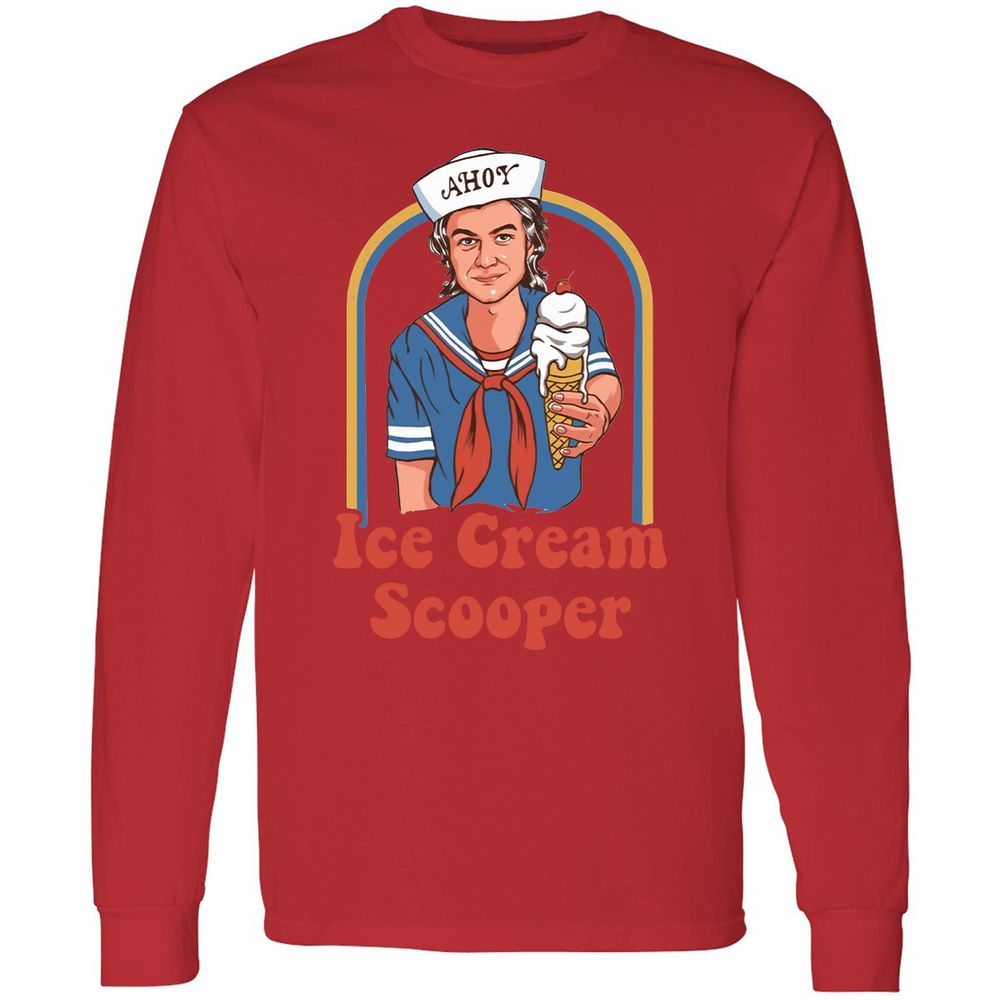 Long Sleeve T-Shirt - 2QKD4BNF - Red - 14