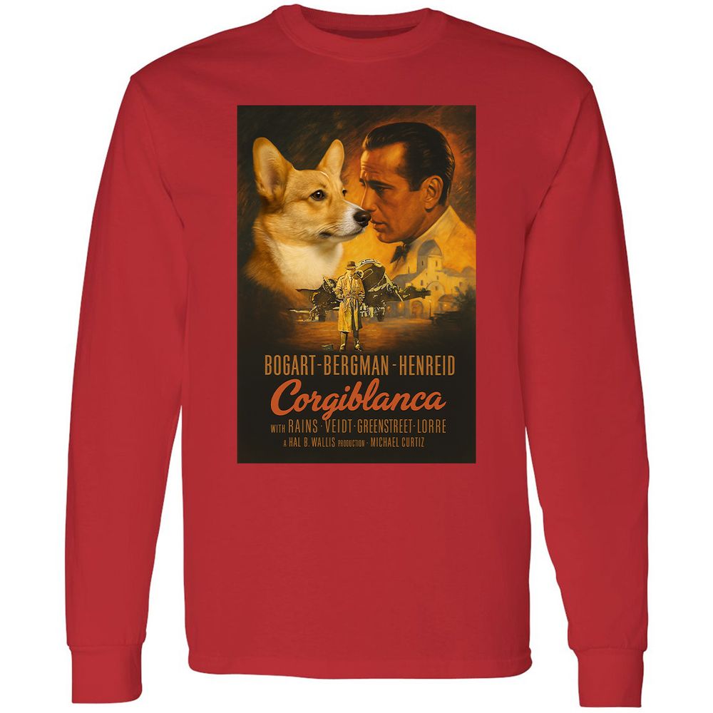 Long Sleeve T-Shirt - RNA4CRLN - Red - 14