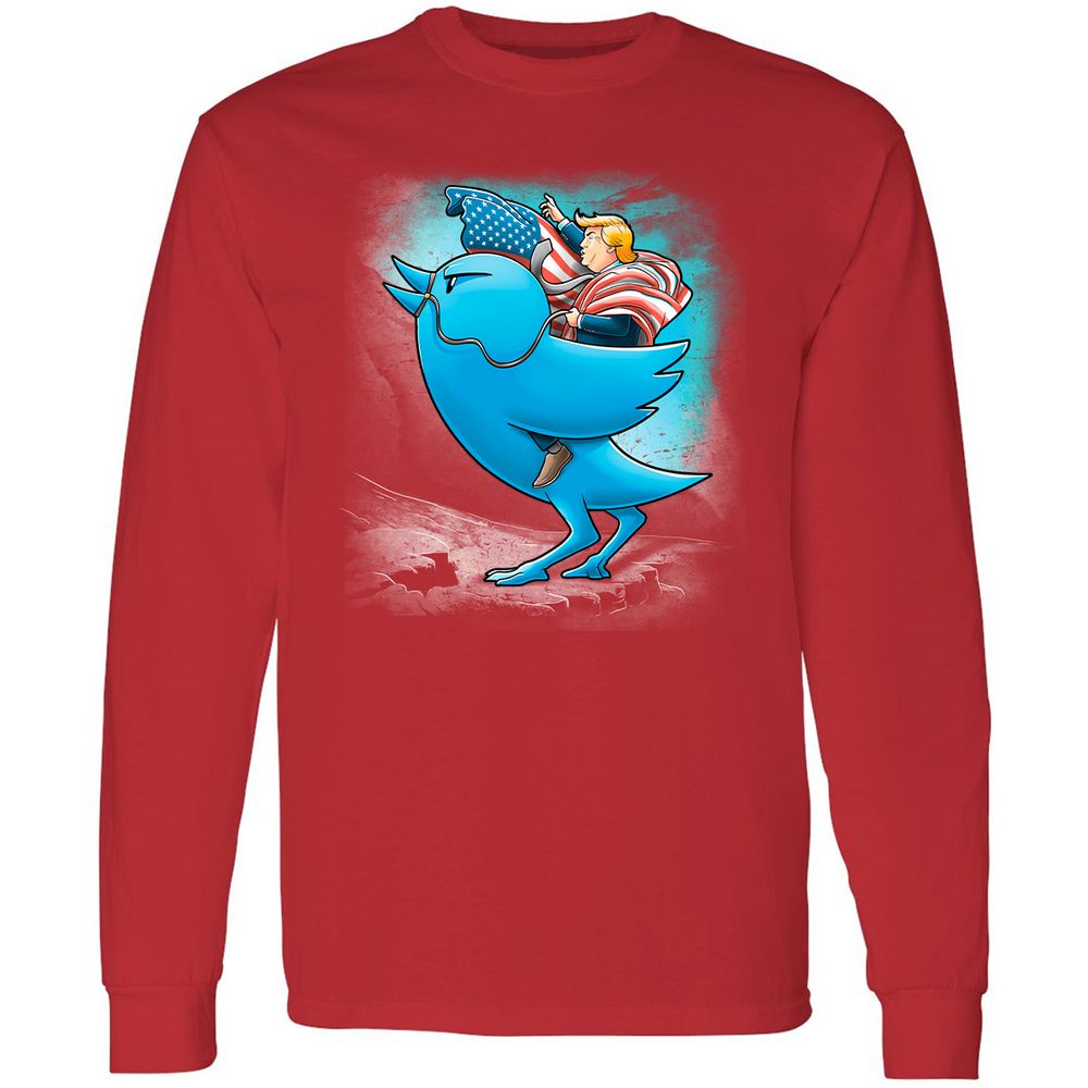 Long Sleeve T-Shirt - ZCC77V8Y - Red - 14