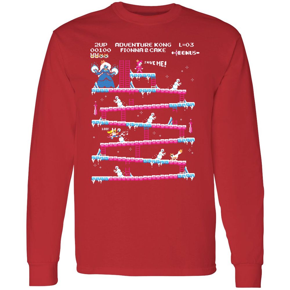 Long Sleeve T-Shirt - LR357T3T - Red - 14