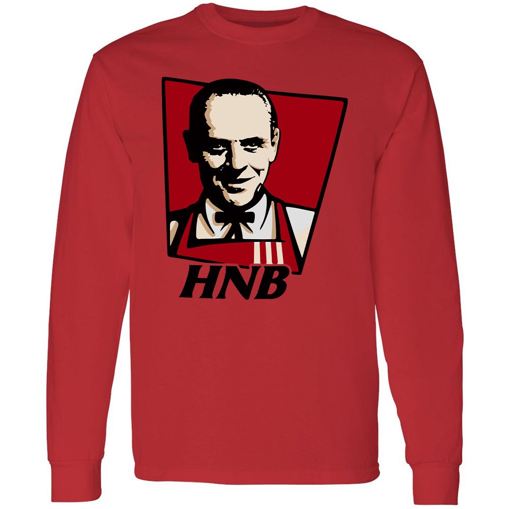 Long Sleeve T-Shirt - 7K7NPD7Q - Red - 14