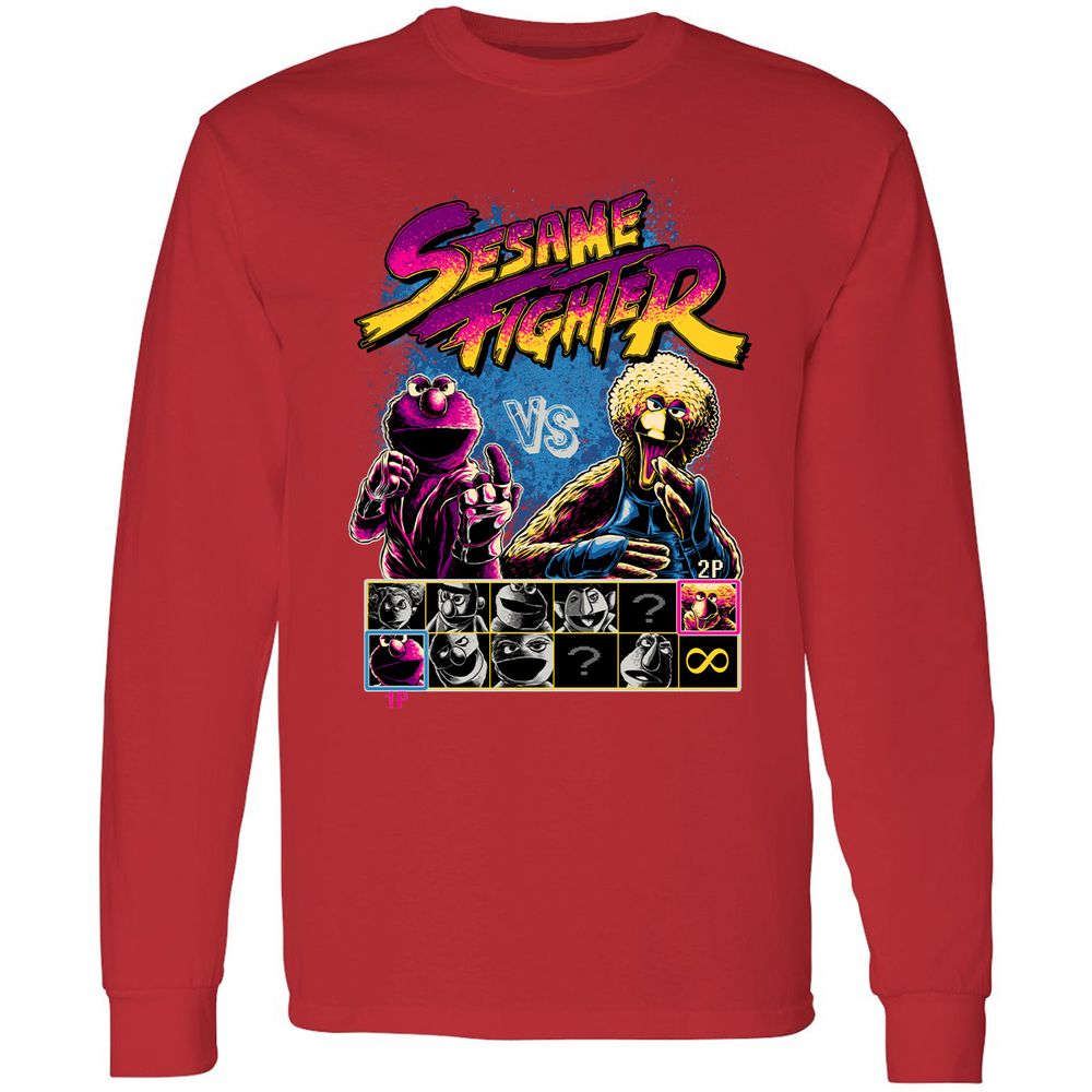 Long Sleeve T-Shirt - AB5R4XTD - Red - 14